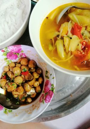 Hình của món Bữa chay thanh đạm.