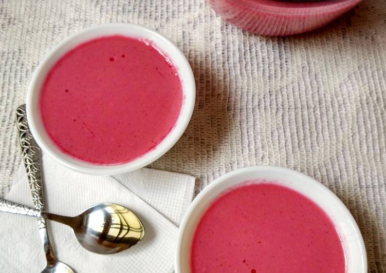 Beetroot Mishti Doi