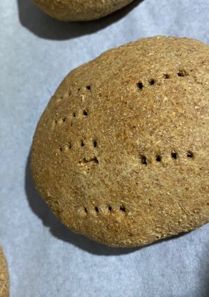 Una foto de Pan de harina de avena y harina integral (riquísimo) (saludable)