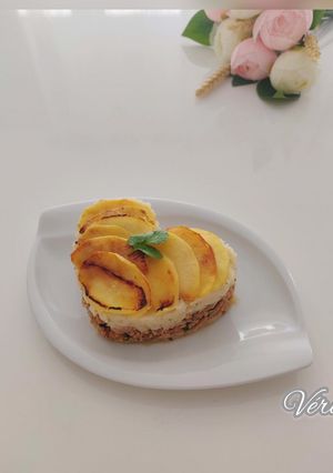 Une photo de Parmentier au céleri rave et aux pommes caramélisées