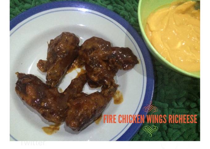 Ayam Richeese - Fire Chicken Wings