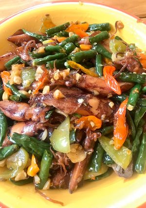 Foto resep Cumi Asin Lombok Ijo
