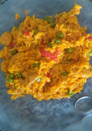 Una foto de Arroz con pollo