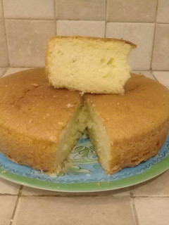 Una foto de Torta fácil y rápida de crema de leche