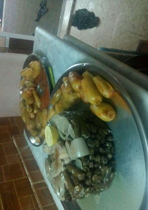 صورة لوصفة ورق عنب وكوسا