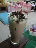 Ice creamy latte keju coklat