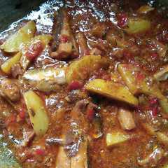 A picture of Sambal sarden kaleng+kentang.