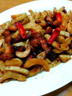 醬燒五花炒越瓜 的食譜成品照片