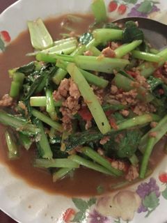 รูปของ กวางตุ้งผัดกะปิ