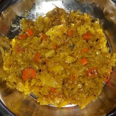 A picture of Cabbage stir fry.