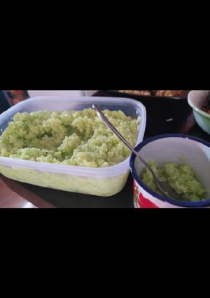 Foto resep Tape ketan hijau