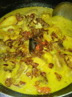 Foto resep Opor ayam + tahu kuning
