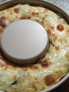 Una foto de Pastel de zapallitos y repollo