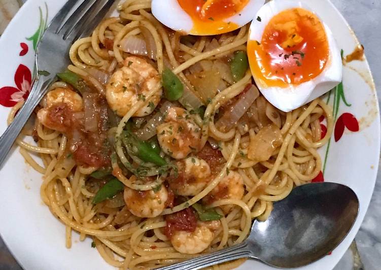Olahan Spagetti saus tomat | Cara Membuat Spagetti saus tomat Yang Lezat