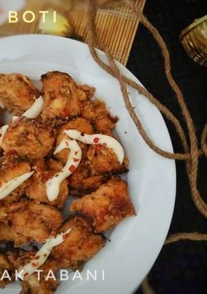 A picture of Murgh Malai boti.