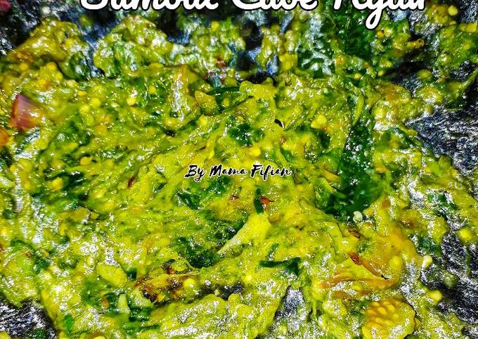 Cara mudah memasak Sambal Cabe Hijau yang sesuai selera