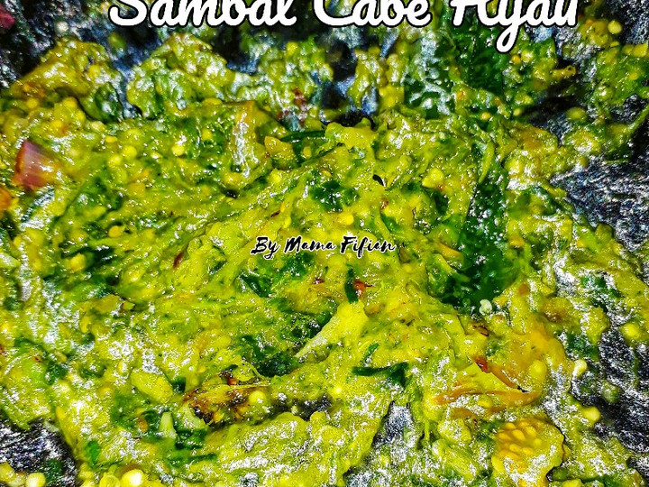  Cara mudah memasak Sambal Cabe Hijau yang sesuai selera