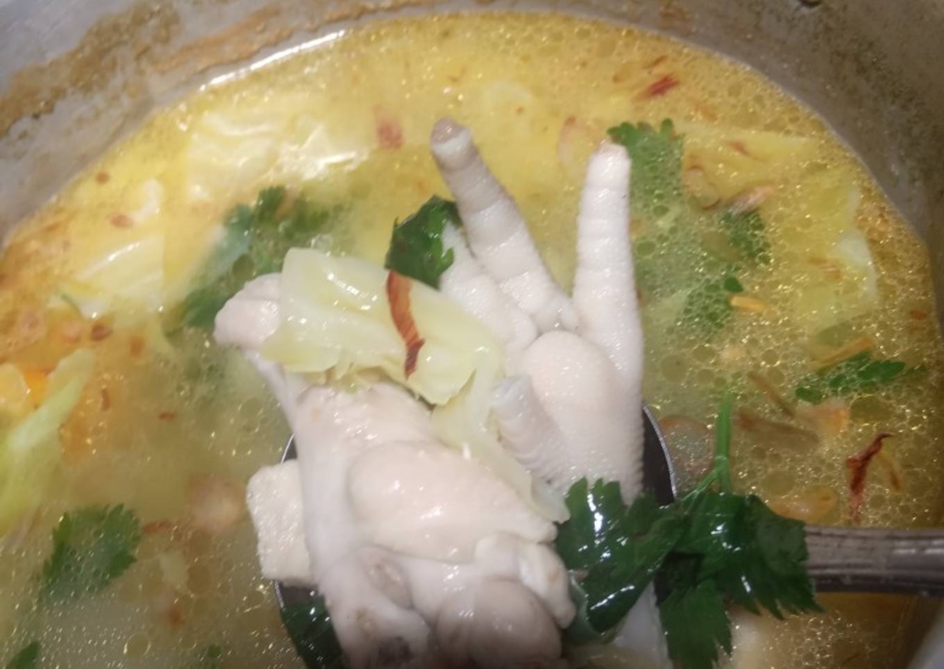 Sup ayam ceker