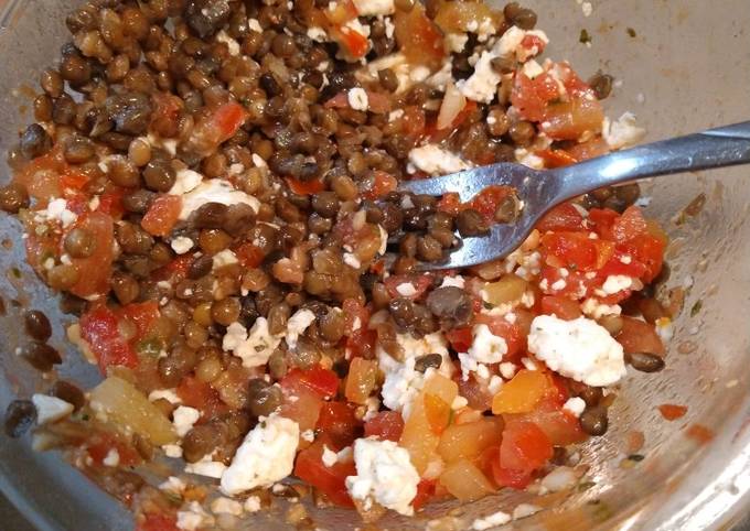 How to Prepare Perfect Tj&#39;s bruschetta with feta cheese and lentil