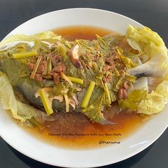 A picture of Steamed Shortfin Pompano With Soybean Paste.