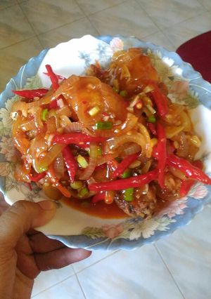 Foto resep (14) Ayam goreng tepung saos asam manis