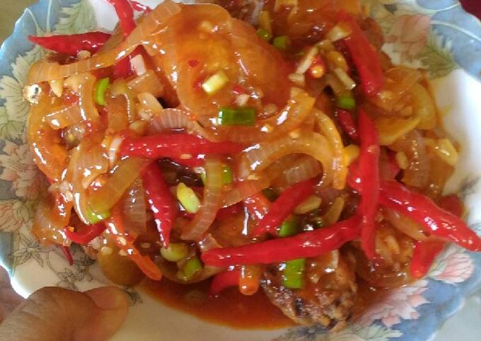 Langkah Mudah untuk Menyiapkan (14) Ayam goreng tepung saos asam manis Anti Gagal