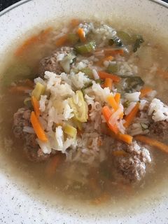 Una foto de Sopa de obispo en vereda