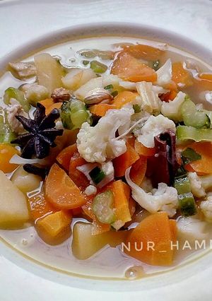Foto resep Sop ayam rempah khas padang