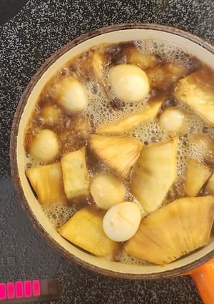 Hình của món Sake kho tàu.