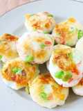 Edamame Cheese Hanpen Balls for Bento