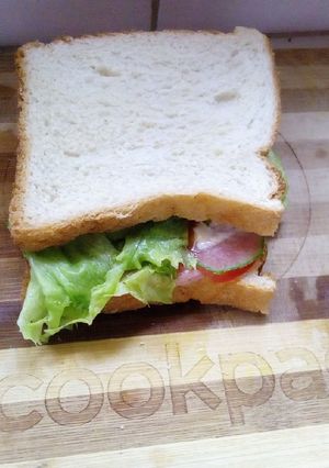 A picture of Sandwich #15minutesorlesscontest.