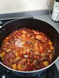 Garbanzos con marisco