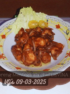 Foto resep Ayam Goreng Saus Mentega - ala Chef DEVINA