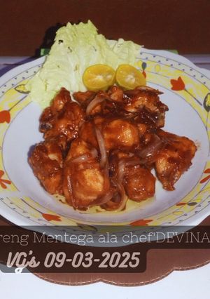 Foto resep Ayam Goreng Saus Mentega - ala Chef DEVINA