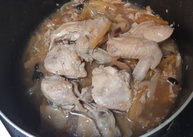 Ayam kecap jamur shitake sehat