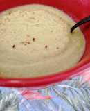 Crema de pollo y verduras