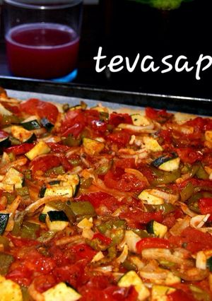 Foto principal de Coca de verduras (Trampó) 🍅🌶🌶🍅