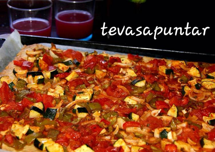Coca de verduras (Trampó) 🍅🌶🌶🍅