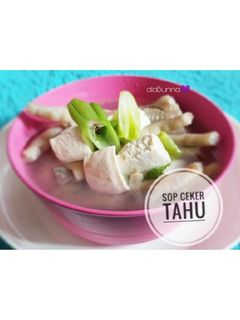 Foto resep 447. Sop Ceker Tahu (Sederhana)
