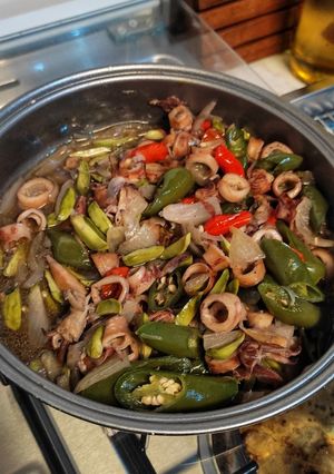Foto resep Cumi pete cabe ijo