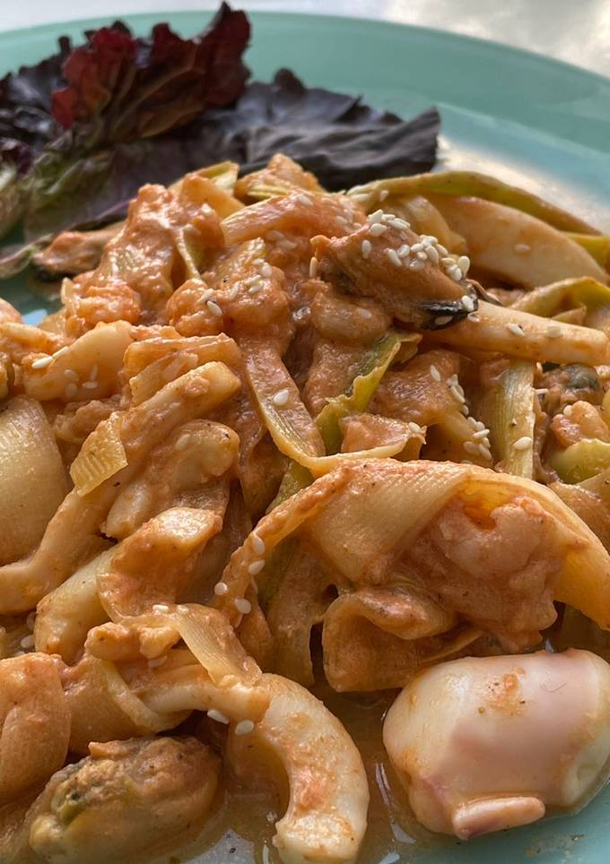 ПП Паста з кабачків та морепродуктами