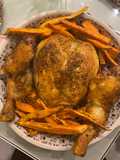 Pollo al horno en freidora de aire