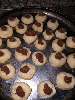 Una foto de Pepas con dulce de leche
