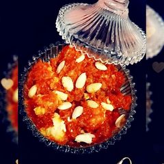 Gajr ka halwa A picture of Gajr ka halwa.