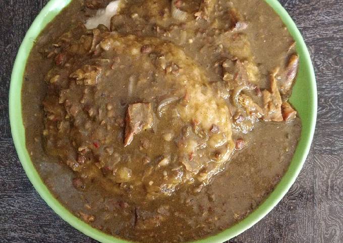 How to Prepare Delicious Tuwon Albo with dried boabo soup