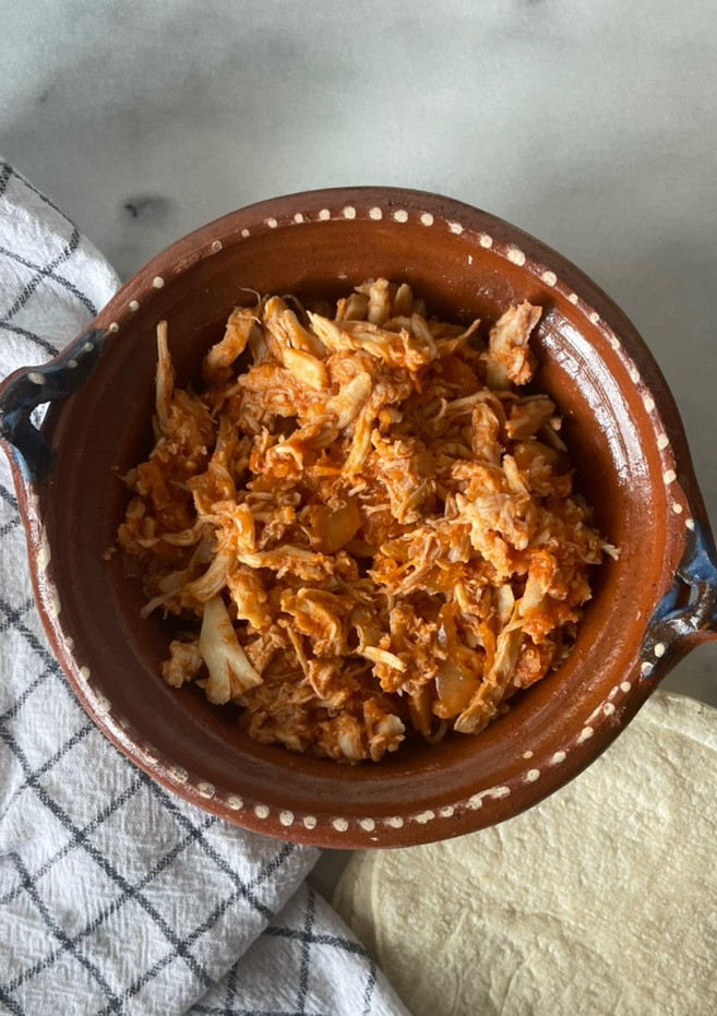 Una foto de Tinga de pollo muy fácil