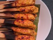Gambar sate lilit ayam tanpa santan