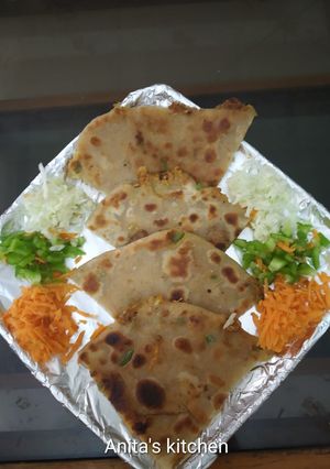 A picture of Vegetables Manchurian partha.