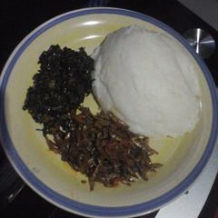 A picture of Dried Kapenta and chomolia.