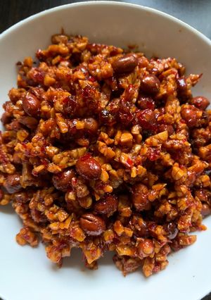 Foto resep Tempe dan kacang orek